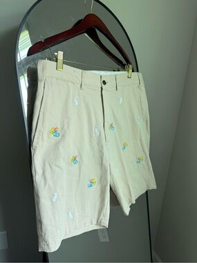 Castaway Nantucket Island embroidered shorts